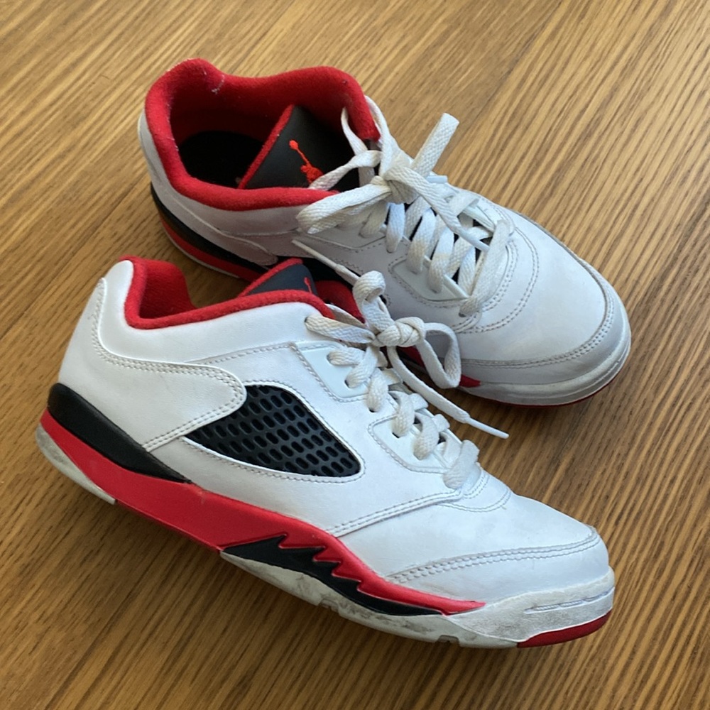 Nike AIR JORDAN Kids Boy 5 RETRO LOW GS Sneakers Shoes Size 3